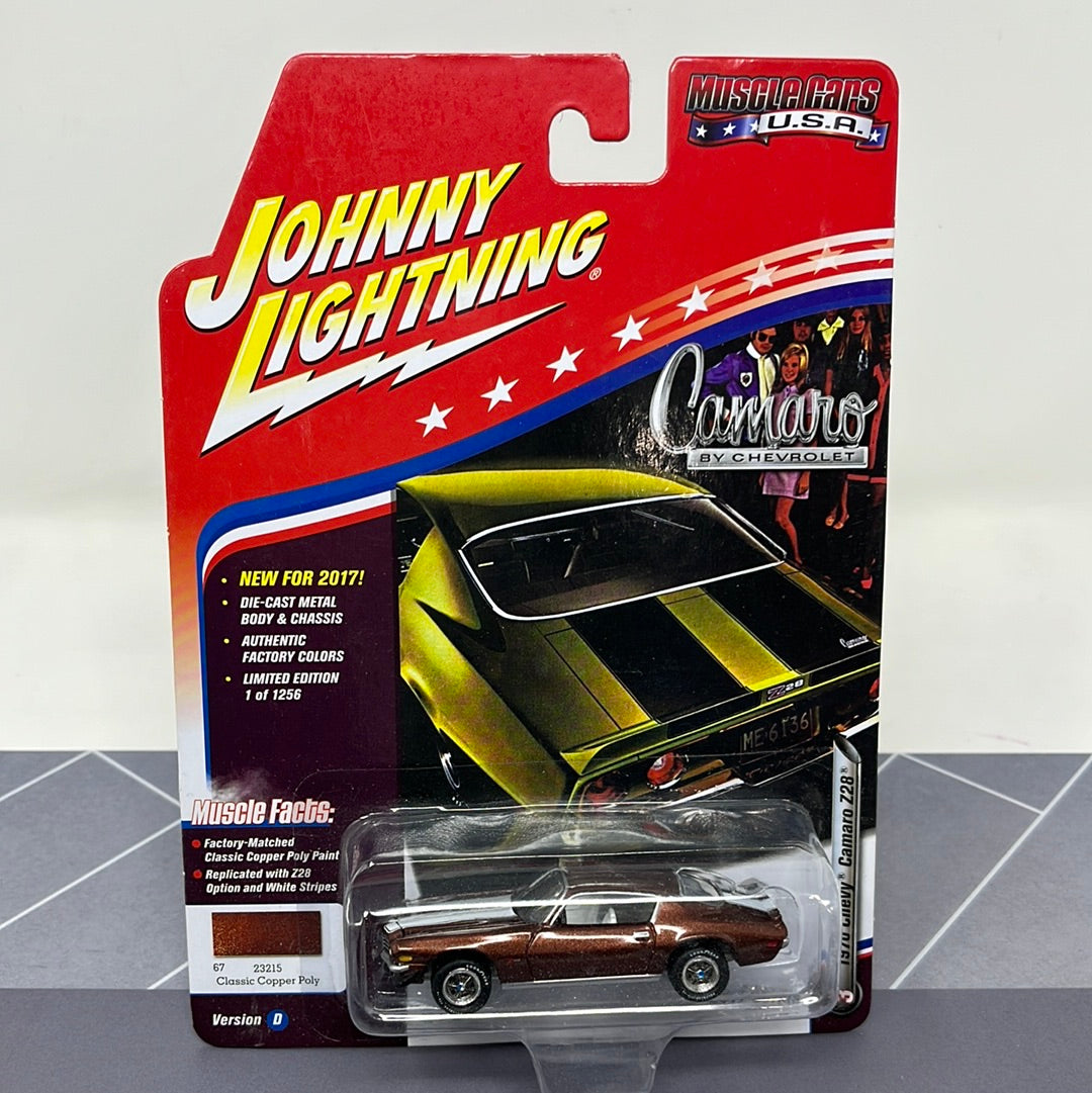 Johnny lightning 1970 chevy camaro z28 chevrolet muscle cars