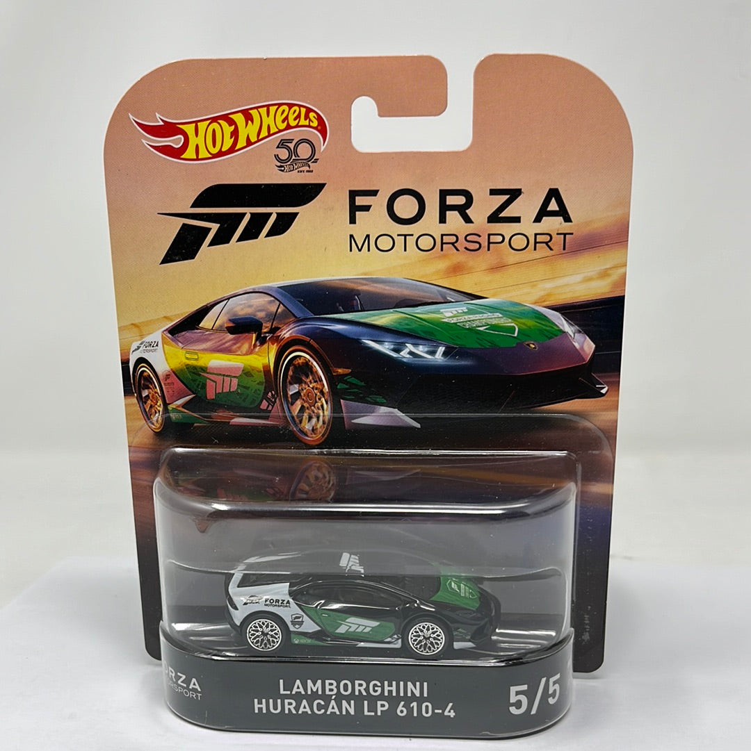 Hot wheels retro forza motosports lamborghini huracan lp 610-4