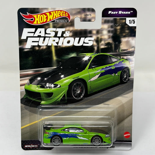 hot wheels premium mitsubishi eclipse fast & furious real riders