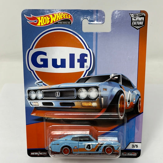 Hot wheels premium nissan laurel 2000 sgx 302 gulf