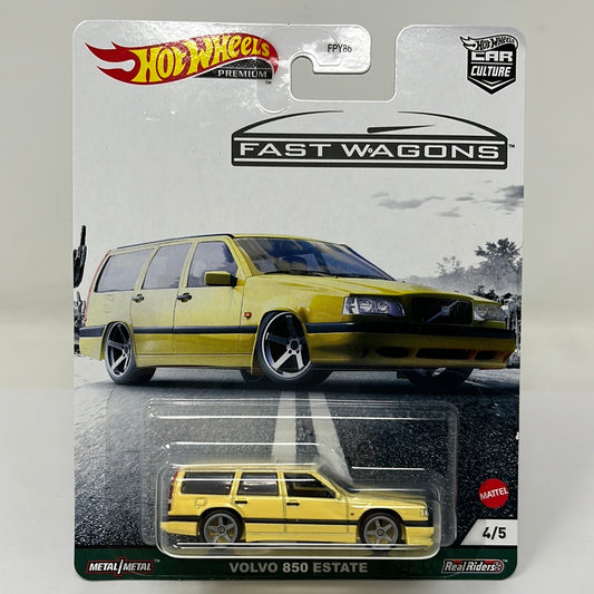 hot wheels premium volvo 850 estate fast wagons real riders