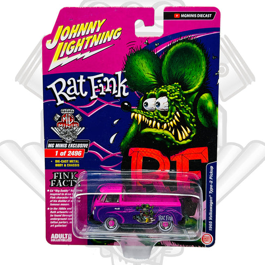 Johnny Lightning Volkswagen Type 2 Pick Up Rat Fink MgMinis Exclusive